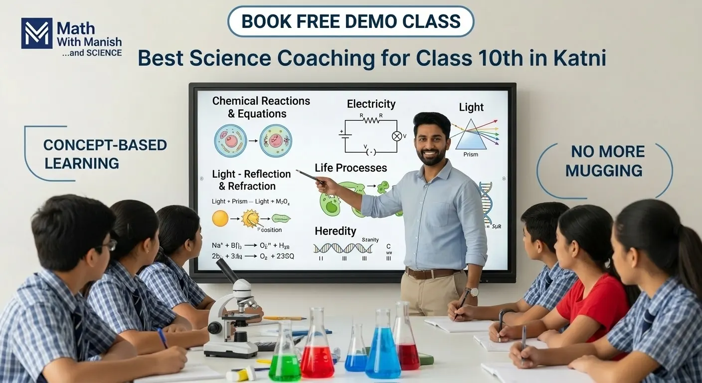 Best Science Coaching for Class 10th in Katni - Math With Manish